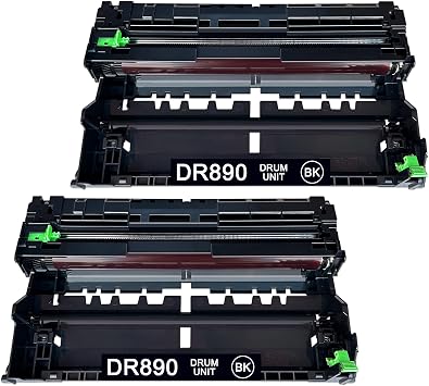 DR890 DR-890 Drum Unit 2-Pack, High Yield Replacement for Brother HL-L6250DW HL-L6400DW HL-L6400DWT MFC-L6750DW MFC-L6900DW Printer