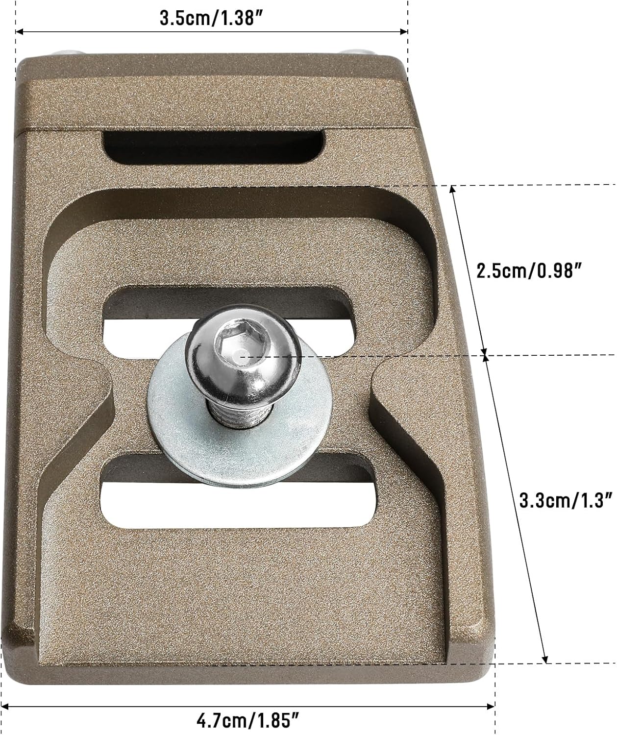 TCMT Bronze Brake Pedal Pad Fit For Harley Softail Breakout 2018-2025 Harley Fat Bob Sport Glide FLSB 2018-2024 Replace For 50600269