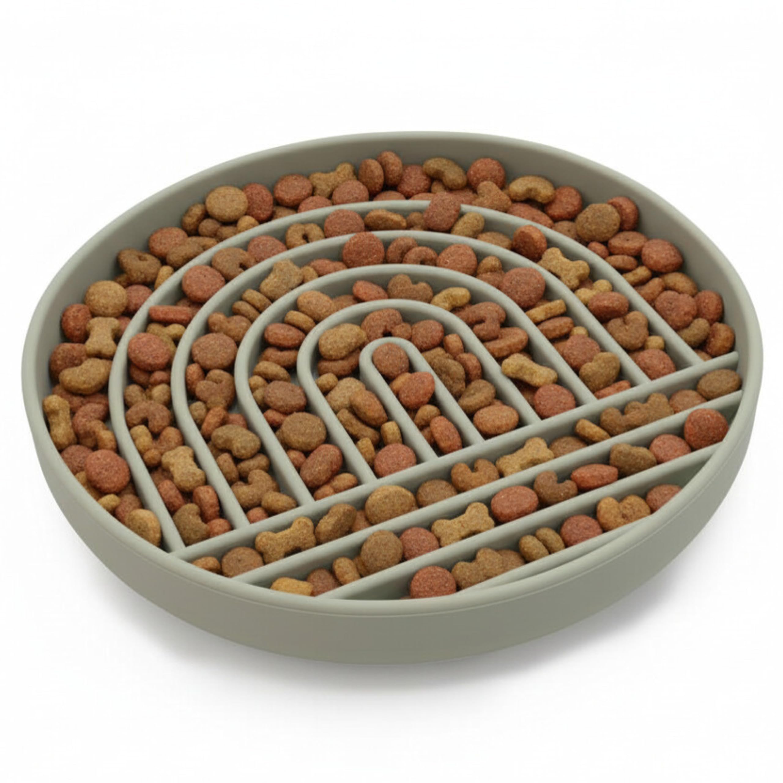 Slow Feeder Dog Food Bowl, Large - Rainbow Dog Feeder Bowls for Large Breeds, Stop Swallowing, Take It Easy with This Aesthetic Silicone Bowl for Dogs โ image 1