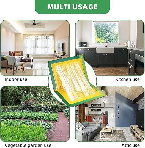 Miniatura 7 de Jazb Trampas para ratones de interior para el hogar, paquete de 12 trampas adhesivas para ratones, trampas de pegamento para tableros de ratones