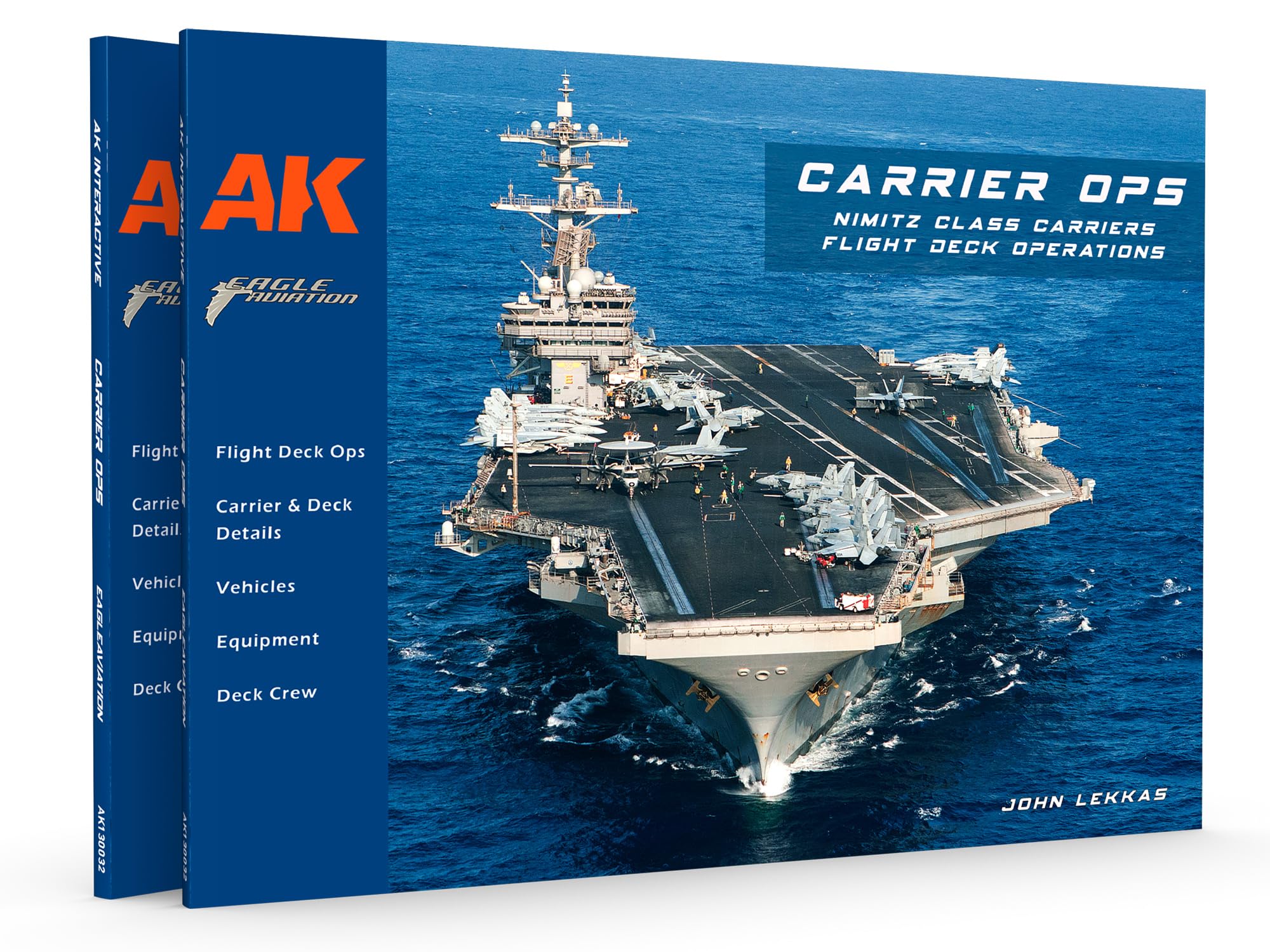 Libro Nimitz Class Carriers Flight Deck Operations AK130032 guia de operaciones en portaviones de 96 paginas