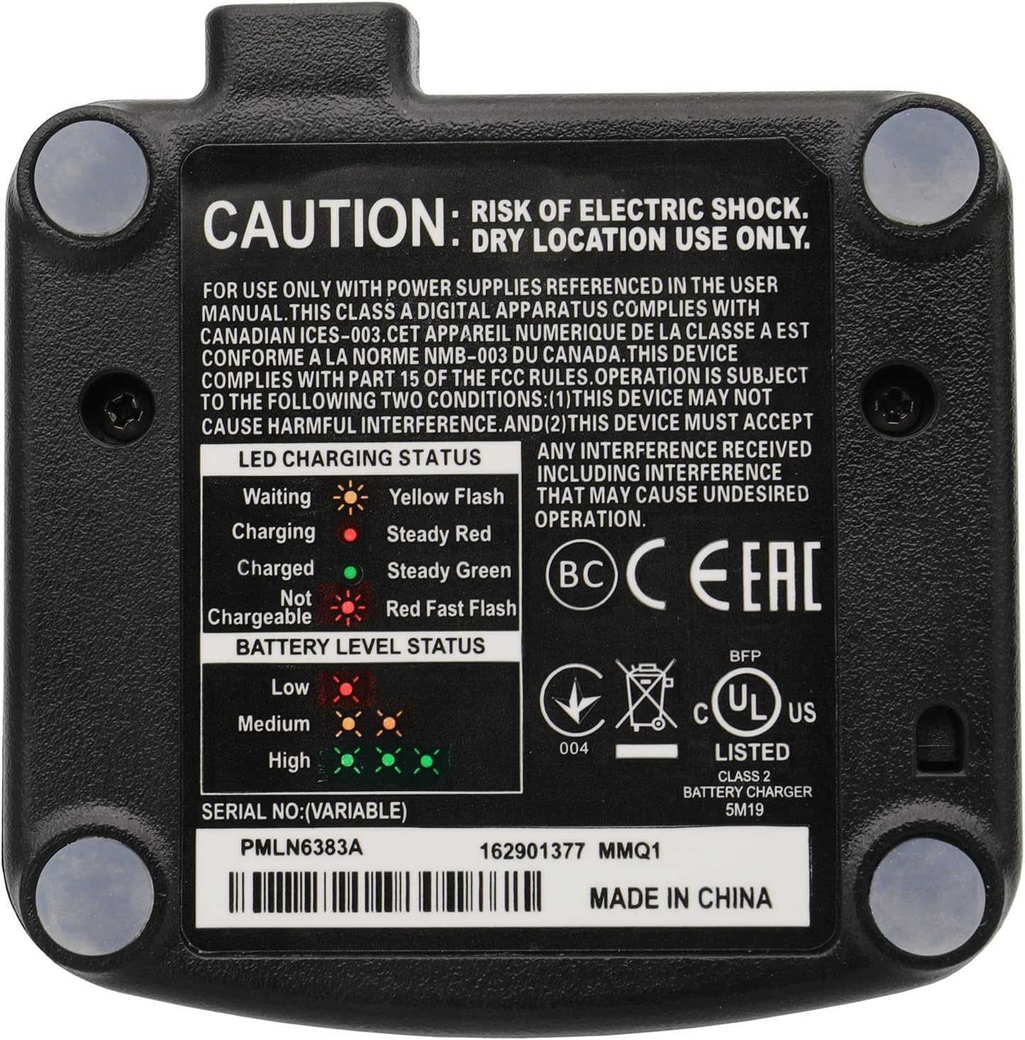 PMLN6394A PMNN4434 Charger Compatible for Motorola Radios RMU2040 RMU2043 RMU2080 RMU2080D RMV2080 RMM2050 XT420 XT460 Radios PMLN6394 PMNN4434 PMNN443A PMNN4434AR PMNN4453