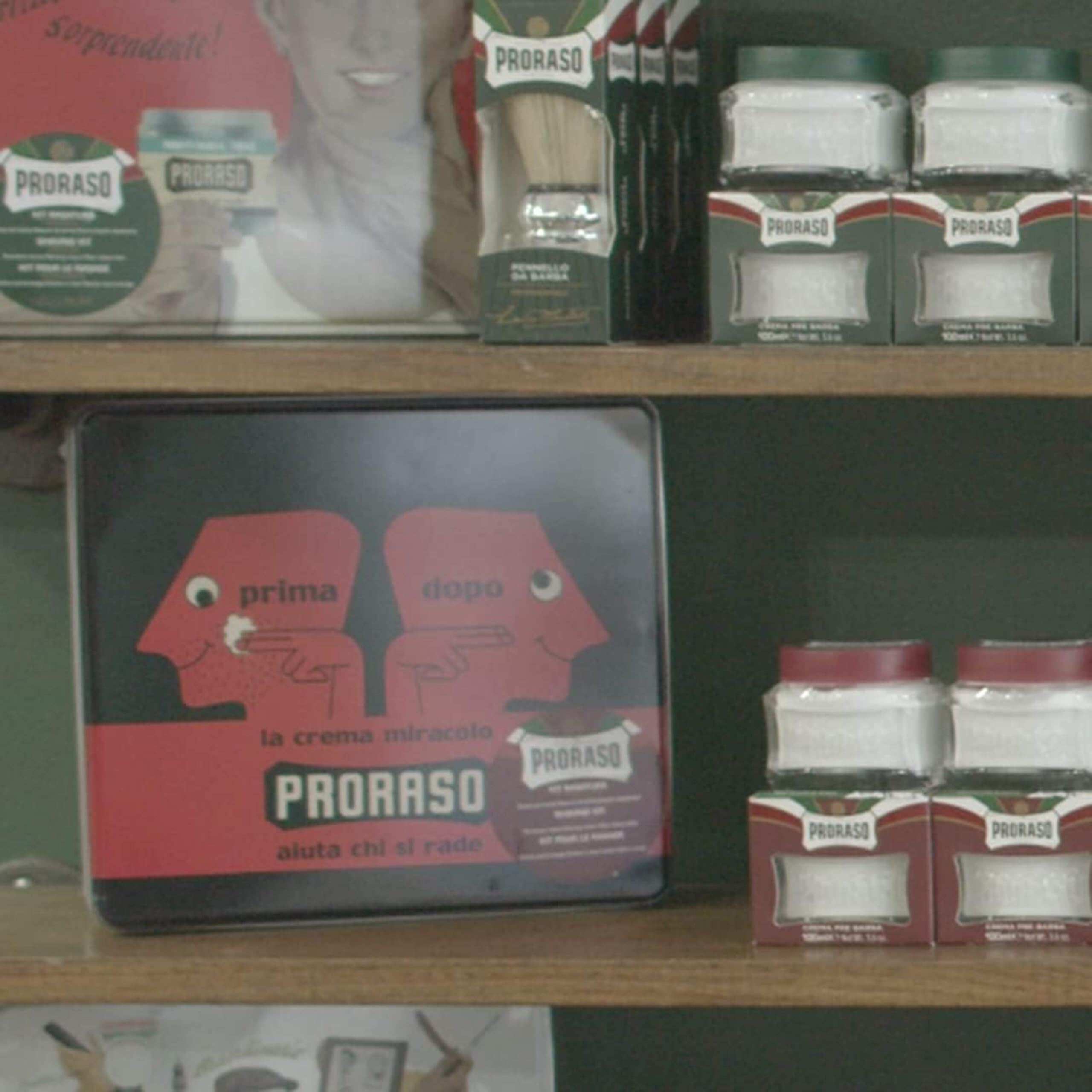 Proraso Vintage Selection, Gama Barbas Duras (pack trío), kit de cuidado barba de lujo con crema de preafeitado, jabón de afeitar en tubo y bálsamo para después del afeitado, Made in Italy