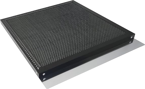 Doppy Laser Bed, Honeycomb Laser Bed 17.32 x17.32x 0.87" Honeycomb Working Table for CO2 or Diode Laser Engraver Cutting Machine, Honeycomb Working Table with Aluminum Plate for Table-Protecting