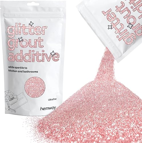 Miniatura 44 de Hemway Glitter Grout Tile Additive - Aditivo de lechada con purpurina para azulejos, 100 g/ 3.53 onzas, para azulejos de baño o cocina