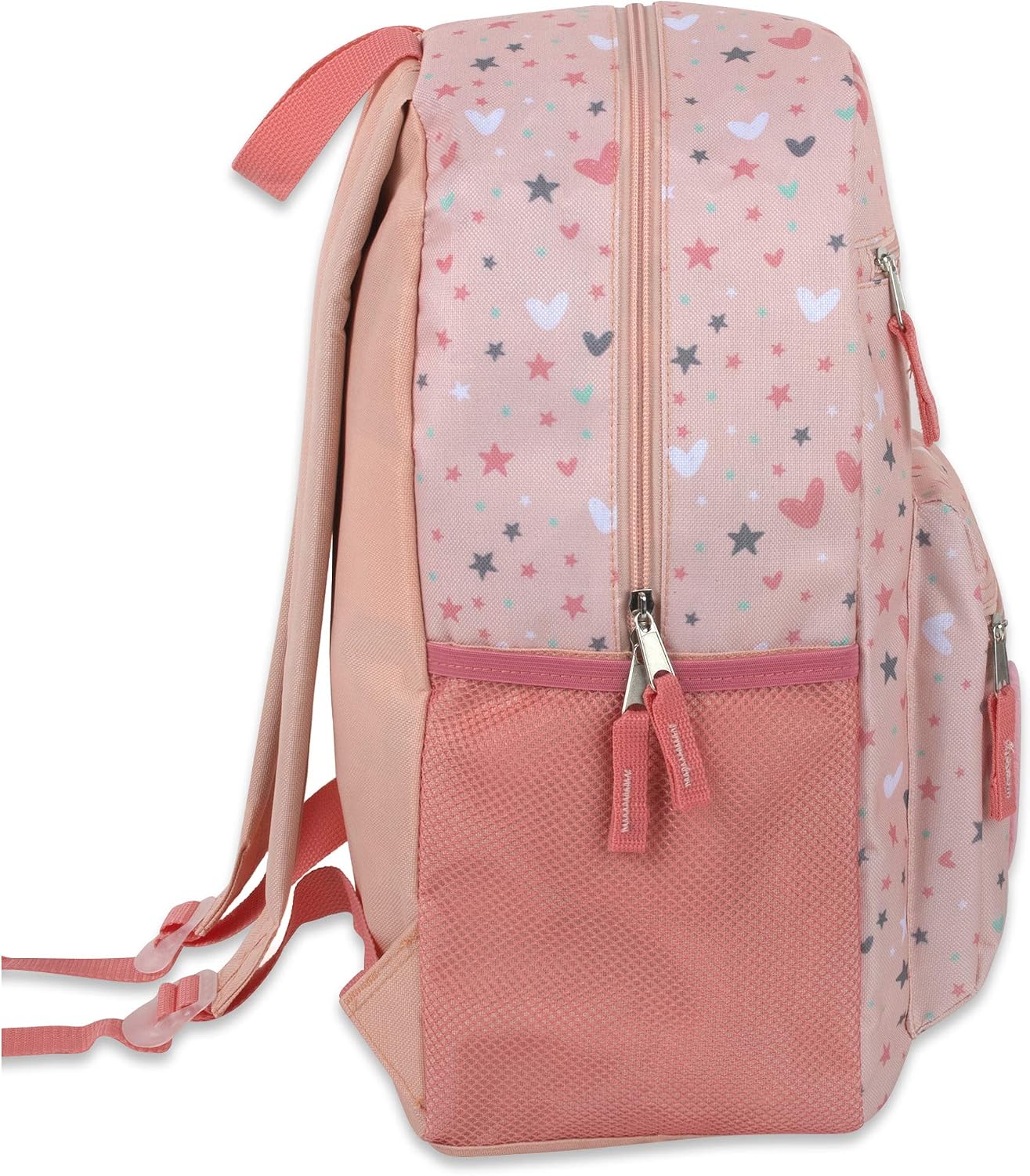 Trail maker Girl's Backpack With Plush Applique And Multiple Pockets