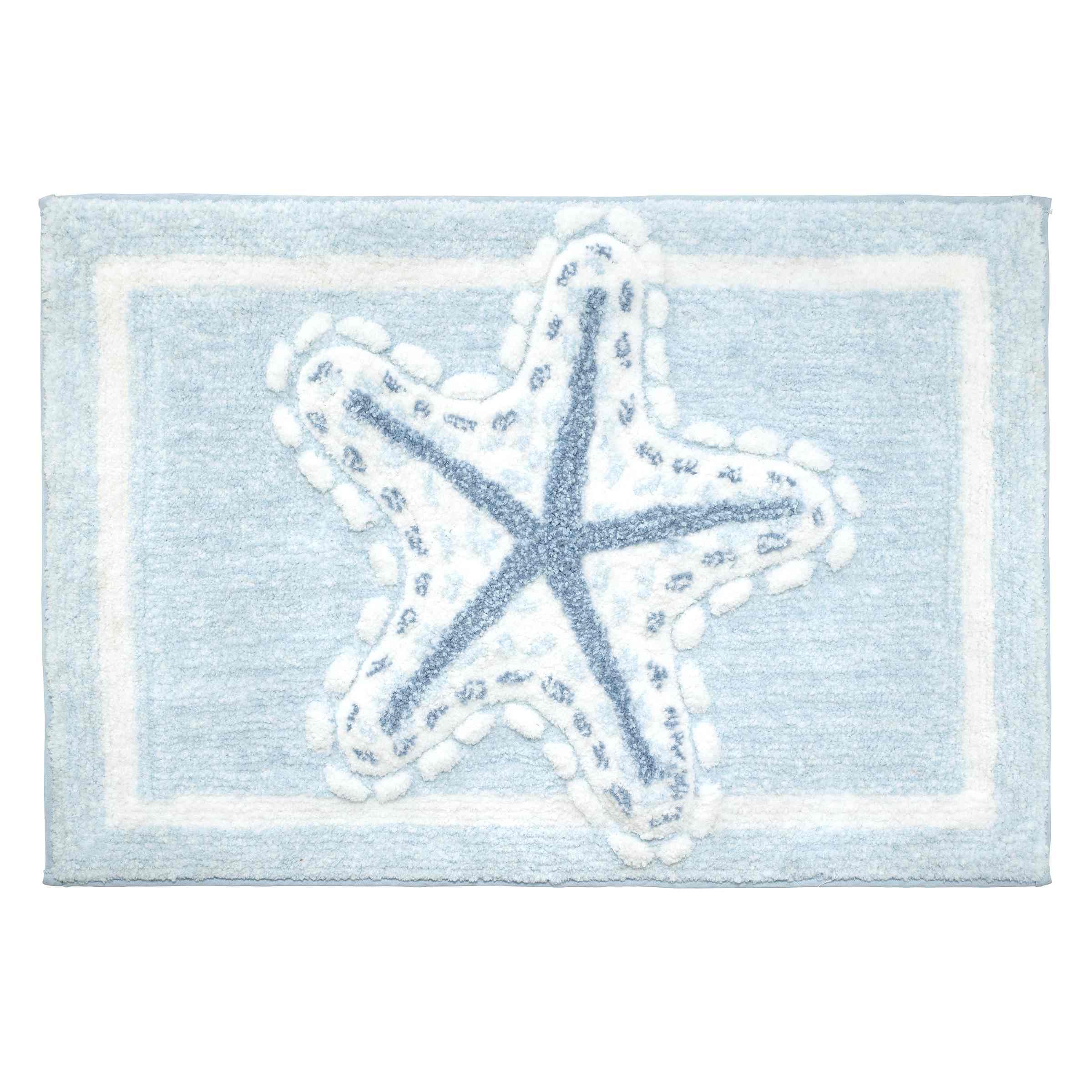 Avanti Linens - Bath Rug, Soft & Absorbent Bath Mat with Non-Skid Backing, Sealife Home Decor (Ocean Friends Collection, 20" x 30")