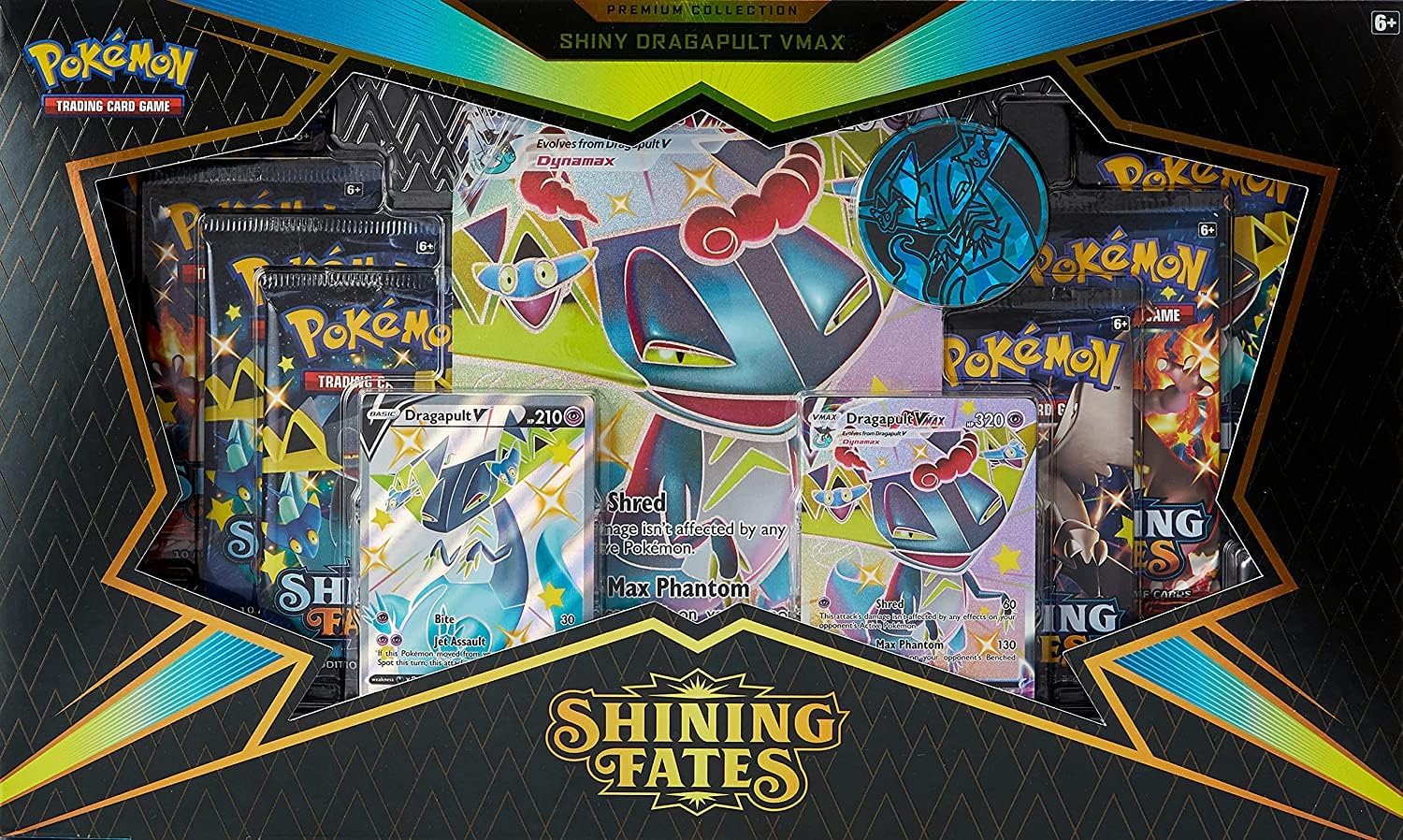 Pokemon TCG: Shining Fates Premium Collection (Shiny Crobat or Shiny Dragapult)