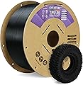 OVERTURE Filament TPU 2kg, Filament flexible TPU 1,75 mm pour imprimante 3D, Haute Liquidité, Précision Dimensionnelle +/- 0,02 mm(Noir 2kg * 1)
