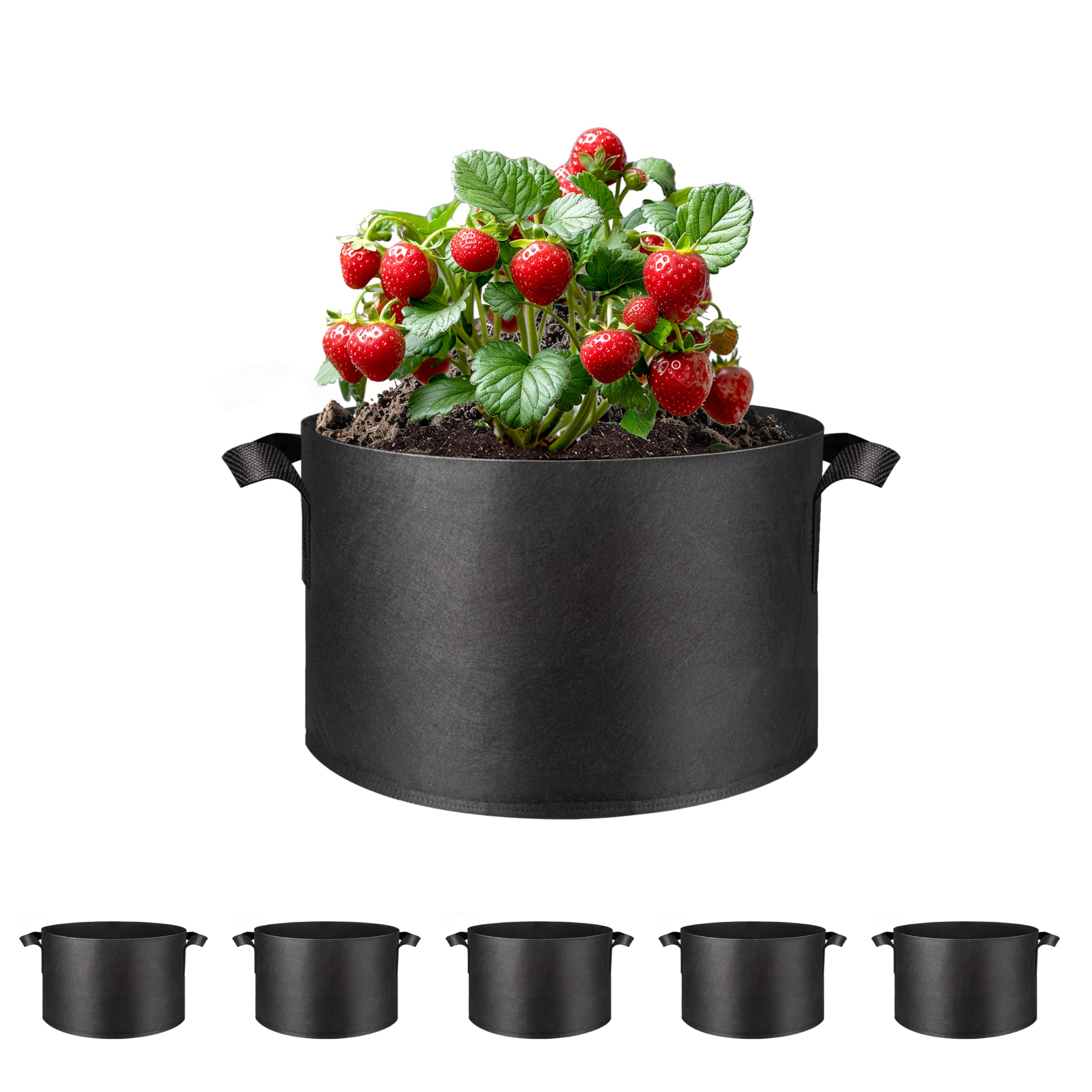 Simple Deluxe Grow Bags 7 Gallon 5-Pack