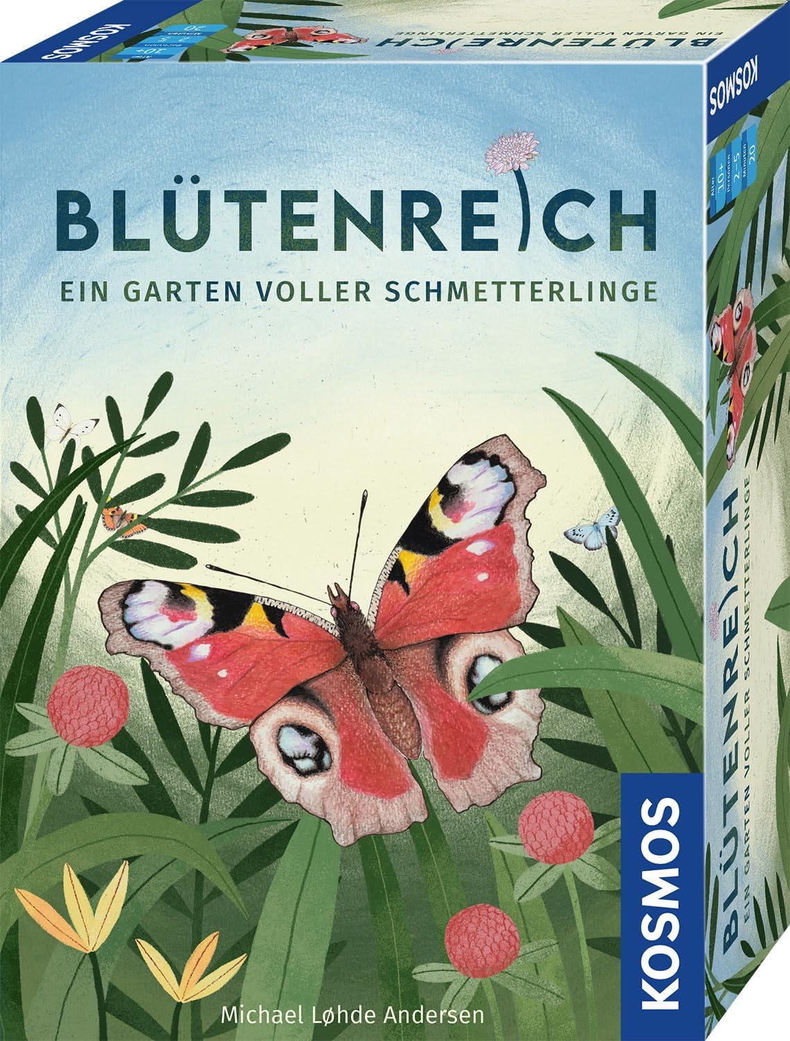 Kosmos 6848907 Blütenreich - A Garden Full of Butterflies, Card Game for the Family from 10 Years for 2-5 People