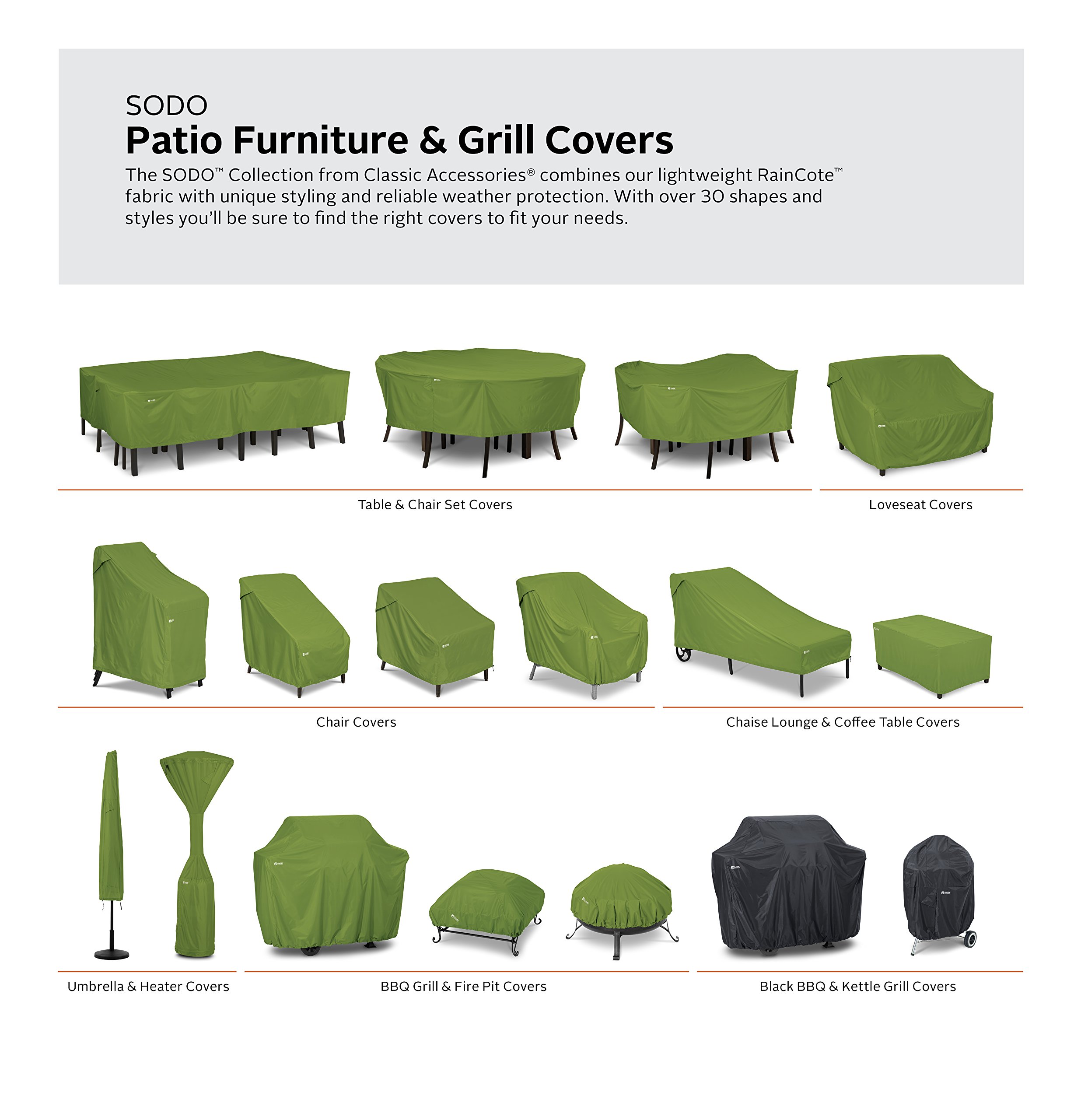 Classic Accessories 55-933-350401-EC Sodo Plus - Copertura per barbecue, misura M