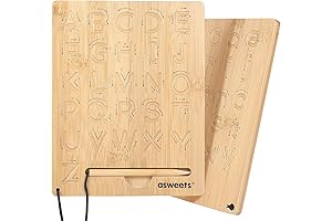 Asweets Wooden Letters Practicing Board