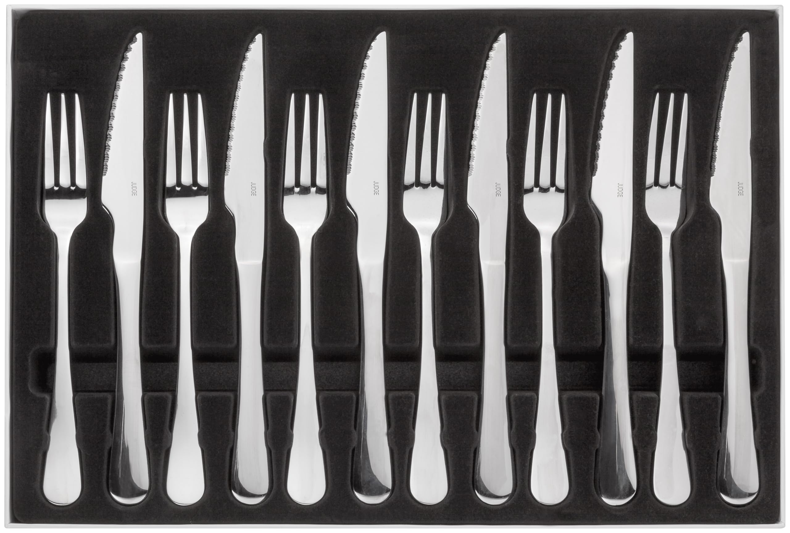 Judge Windsor 12PCE Steak Knife & Fork Set