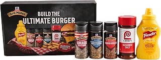 Grilling Variety Pack, Ultimate Burger, Gift Set, McCormick Grill Mates, French’s, Lawry’s, Includes Burger Seasonings, Seasoned Salt, and Yellow Mustard, Savory, Tangy, Grilling Flavor, For Dad, Grillers, or Father’s Day, 24.35 oz