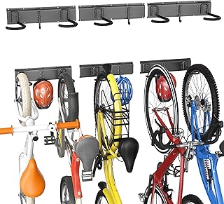 TORACK Wall Mounted Bike Storage Rack, Vertical Bikes Storage for Garage...