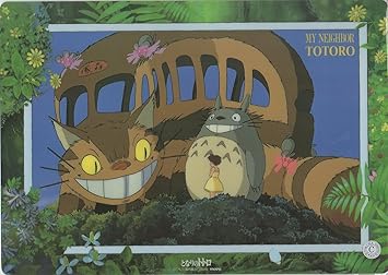 Amazon となりのトトロ ｂ５サイズ 下敷き トトロ 猫バス 文房具 オフィス用品 文房具 オフィス用品