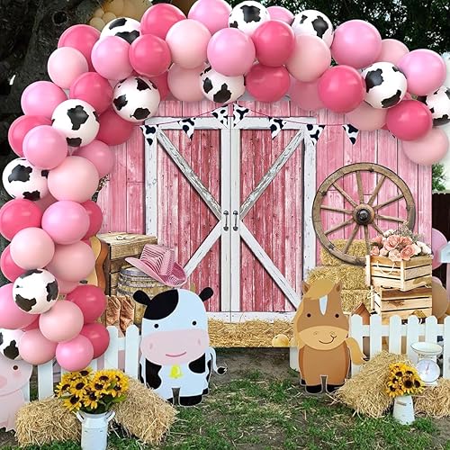 Miniatura 6 de Decoraciones de fiesta de vaquera, suministros de fiesta de vaquera occidental, incluye 50 globos de vaquera y 1 pancarta occidental