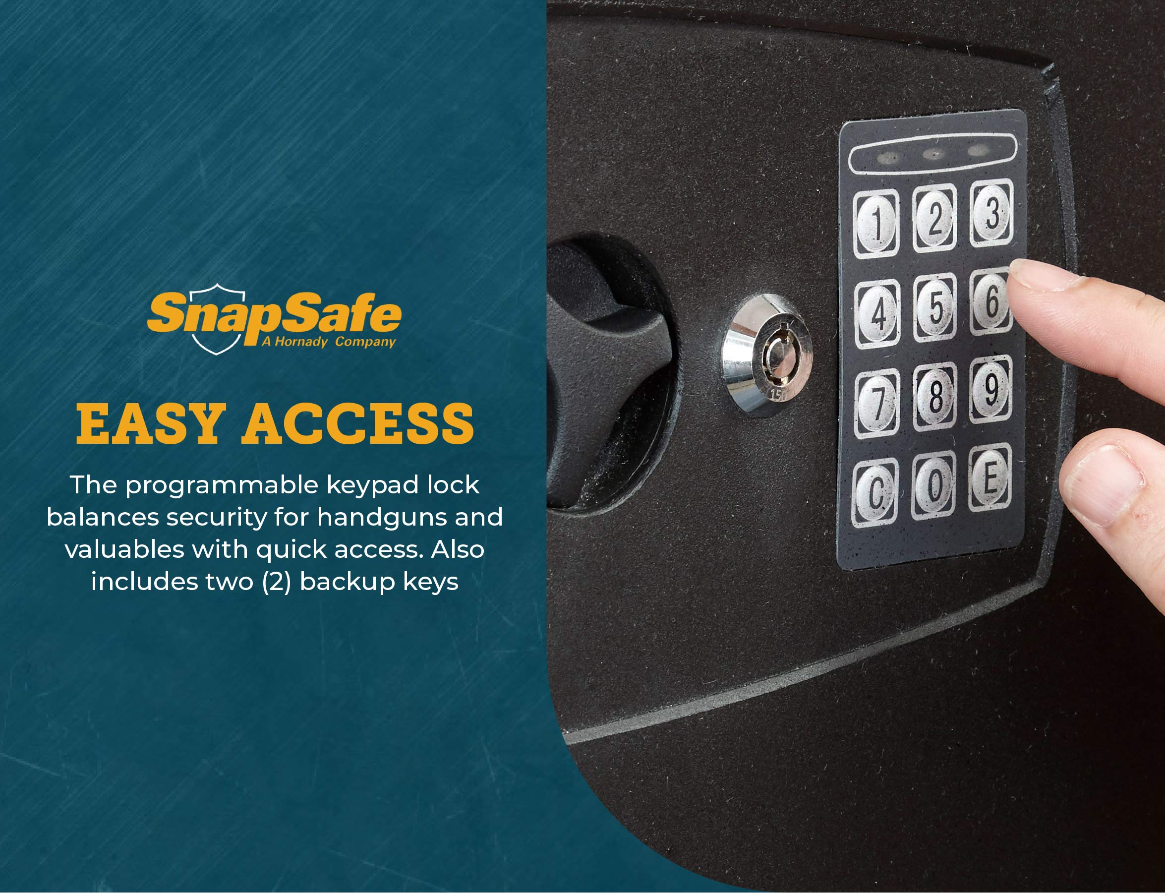 SnapSafe in Wall Gun Safe and Money Safe Hidden Safe Provides