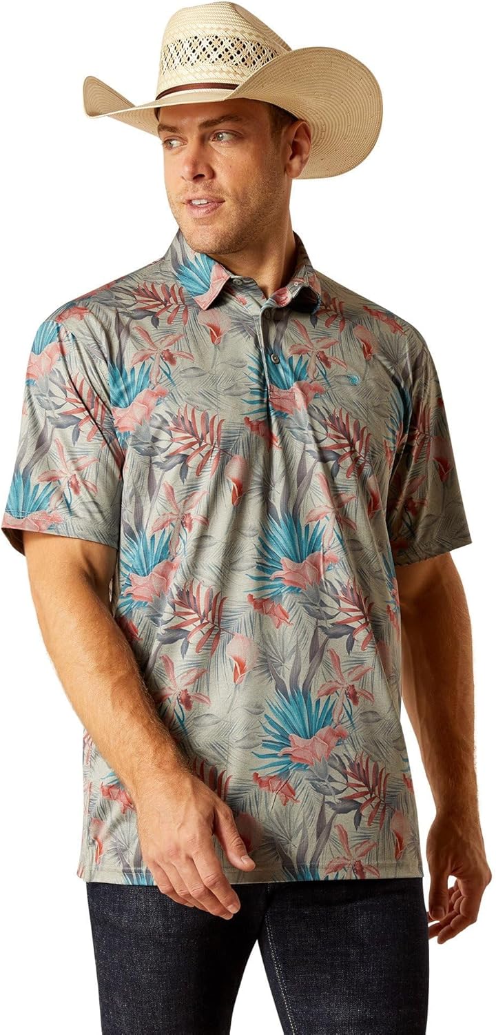 Ariat Men's Charger 2.0 Printed Polo