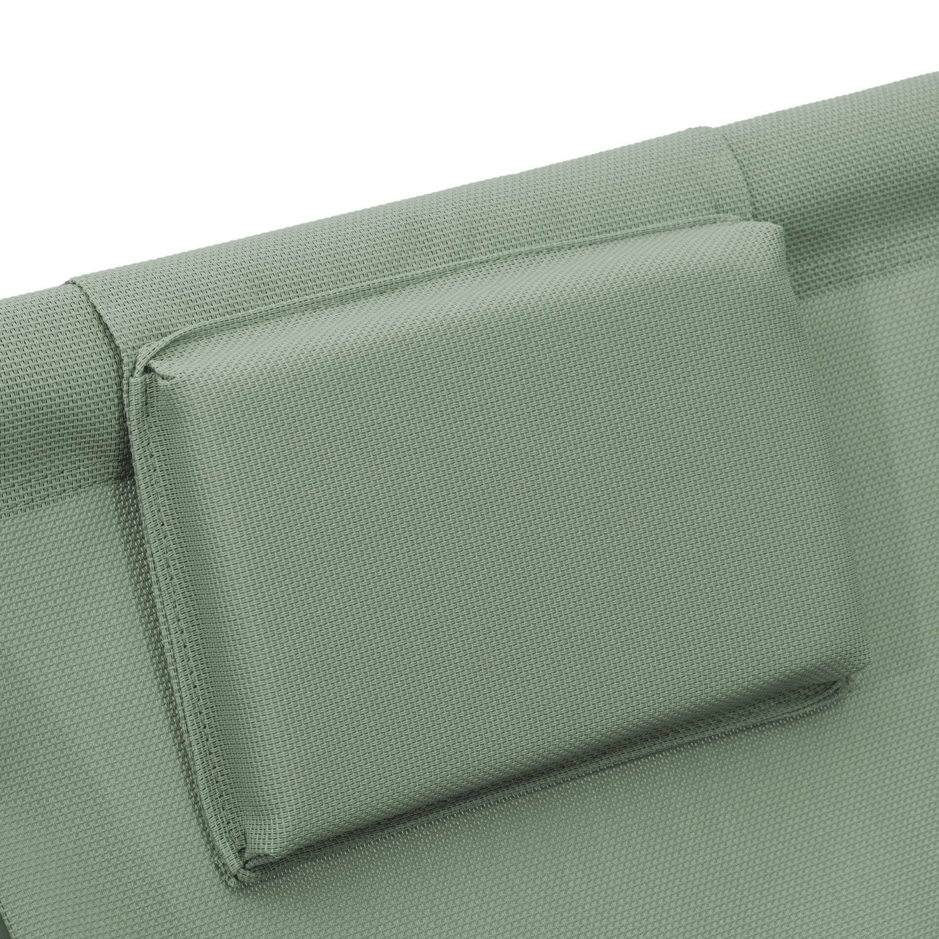 Rebecca Mobili Sdraio da Campeggio, Sedia a Sdraio Pieghevole, Verde Grigio Scuro, Alluminio Poliestere, Schienale Reclinabile, Salvaspazio - Misure HxLxP: 93 x 58 x 92 cm - Art. RE7145
