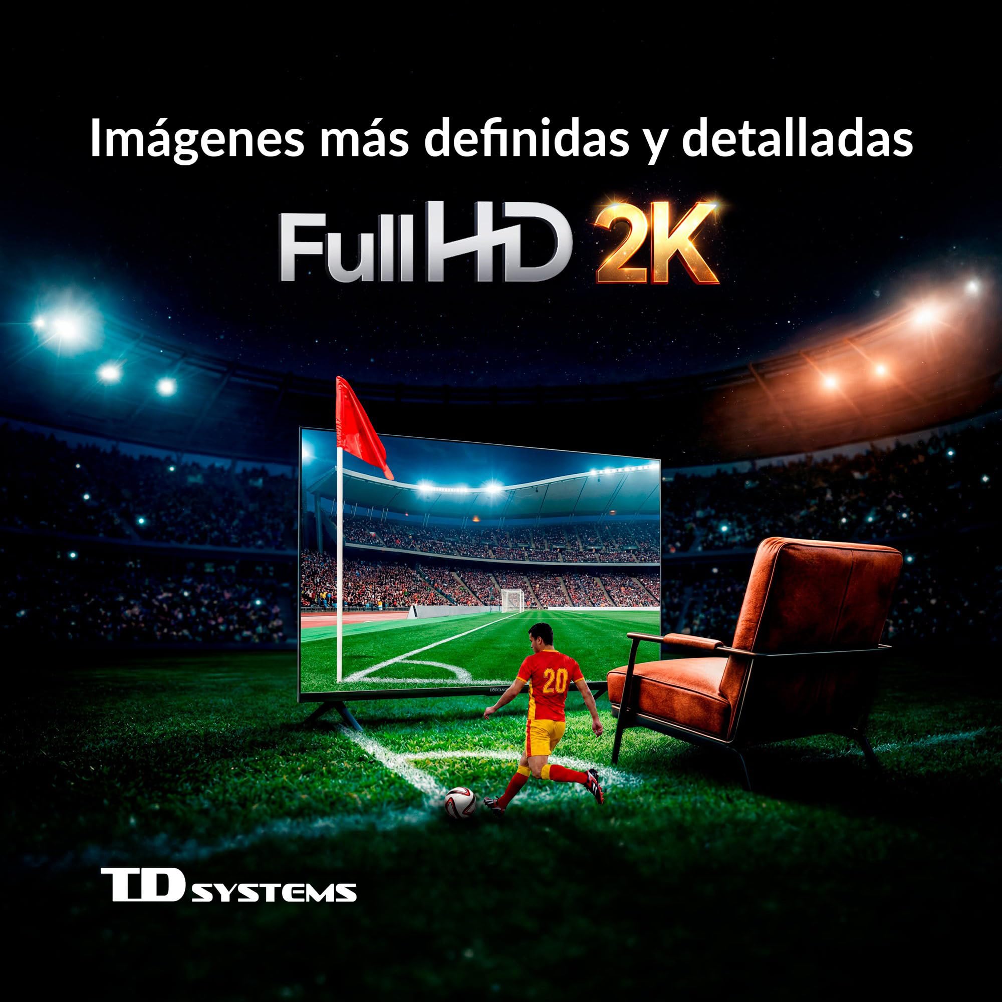 TD Systems - Smart TV 40 Pulgadas Full HD con Tizen OS 8.0 Powered by Samsung, Televisión HDR10 con Sintonizador Triple, Televisores del 2026 | PRIME40C22TIZEN