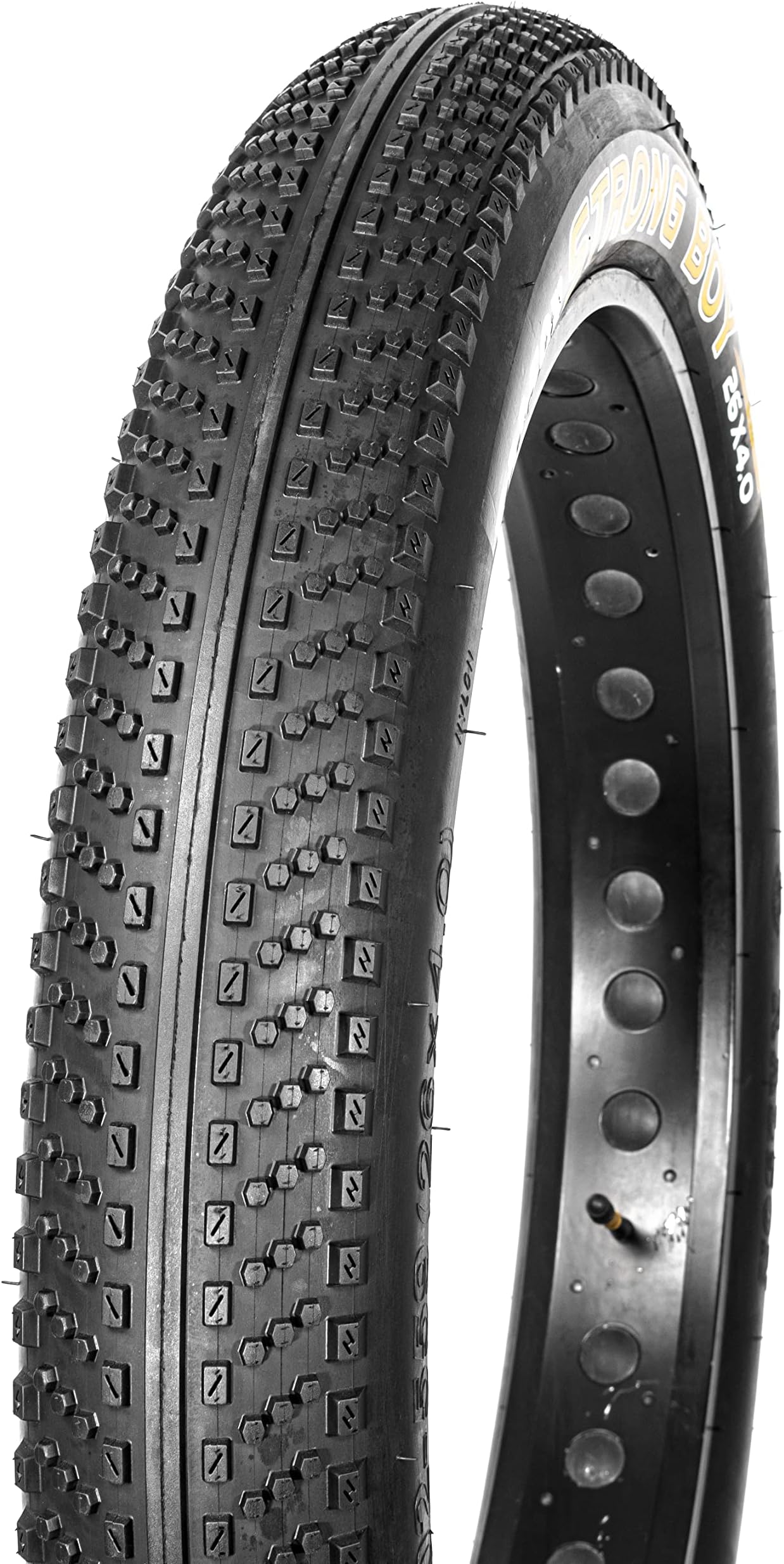 Ralson Nylon Strong Boy MTB Cycle Good Grip Fat Tyre (26 X 4-inch, Black)