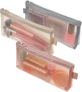 3 bolsas de brochas de maquillaje, bolsa de m...