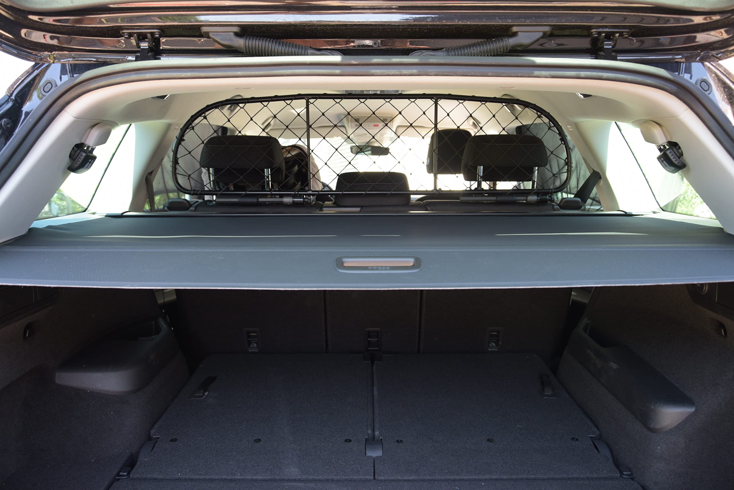 ERGOTECH Divisorio Griglia Rete Divisoria per Skoda Kodiaq, RDA65-S, per Trasporto Cani e Bagagli