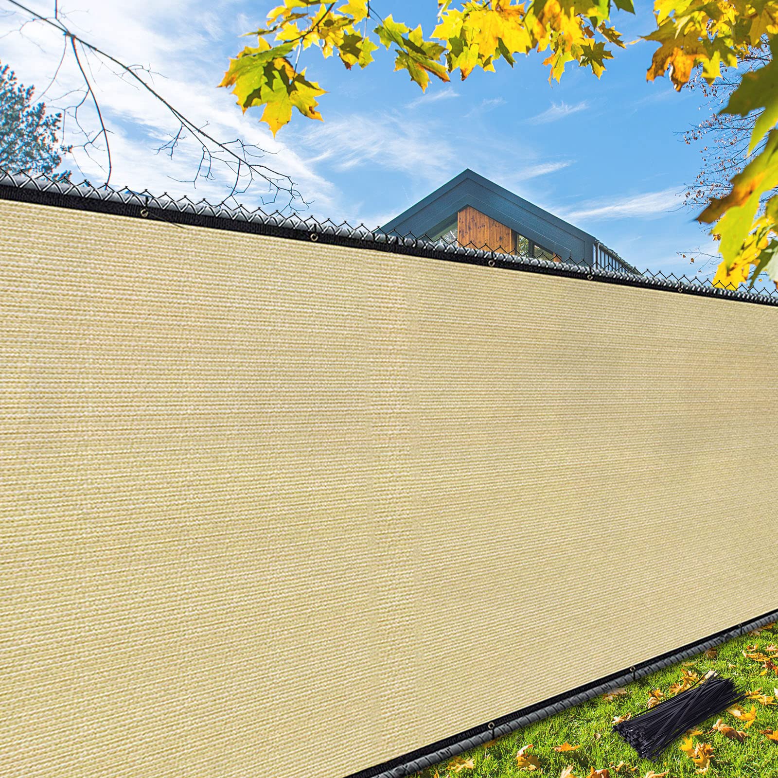 Buy iCover 6x50ft Privacy Screen Fence, Garden Windscreen Mesh Shade
