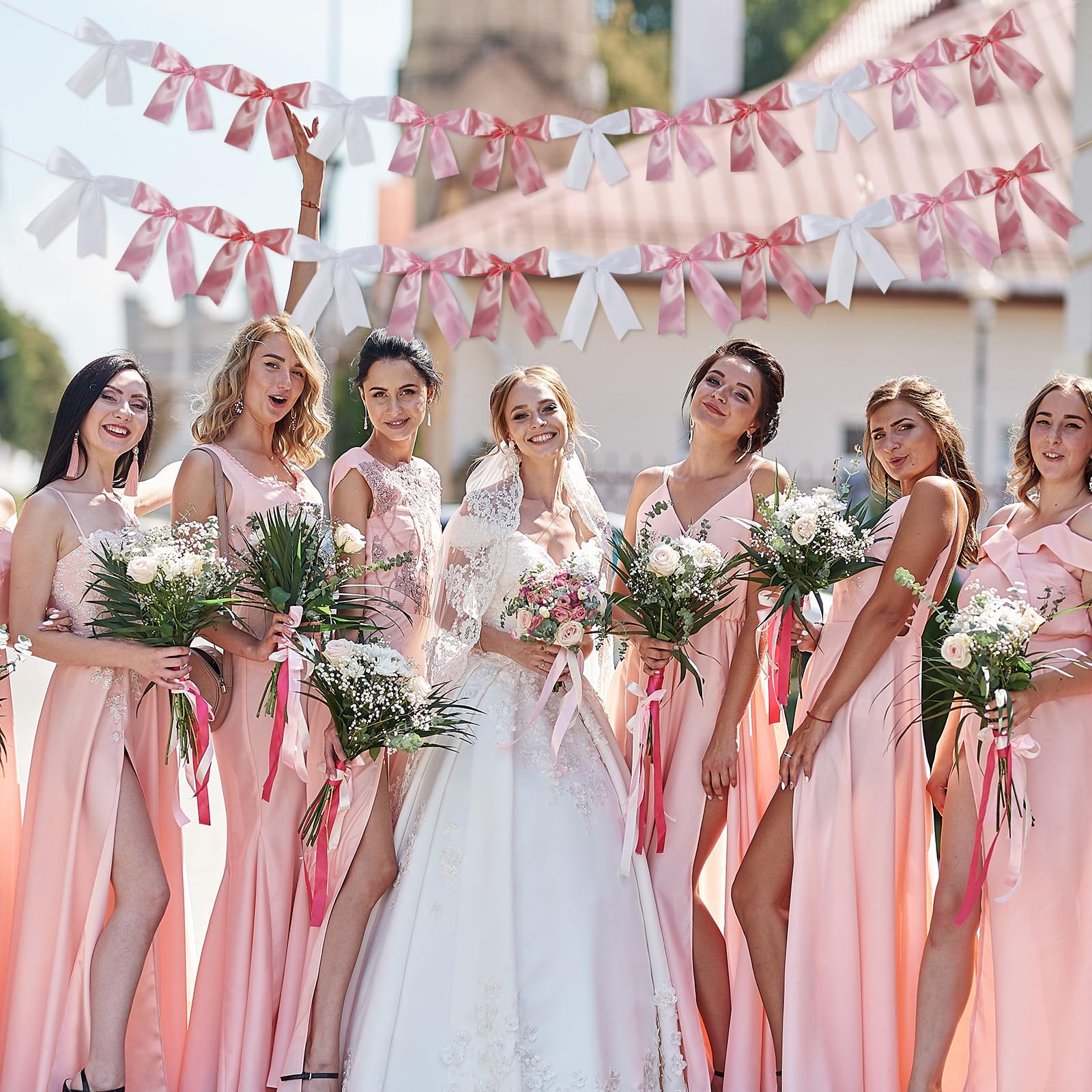 Huge Extra Large Bridesmaid Dresses Flutter Sleeve Full Skirt