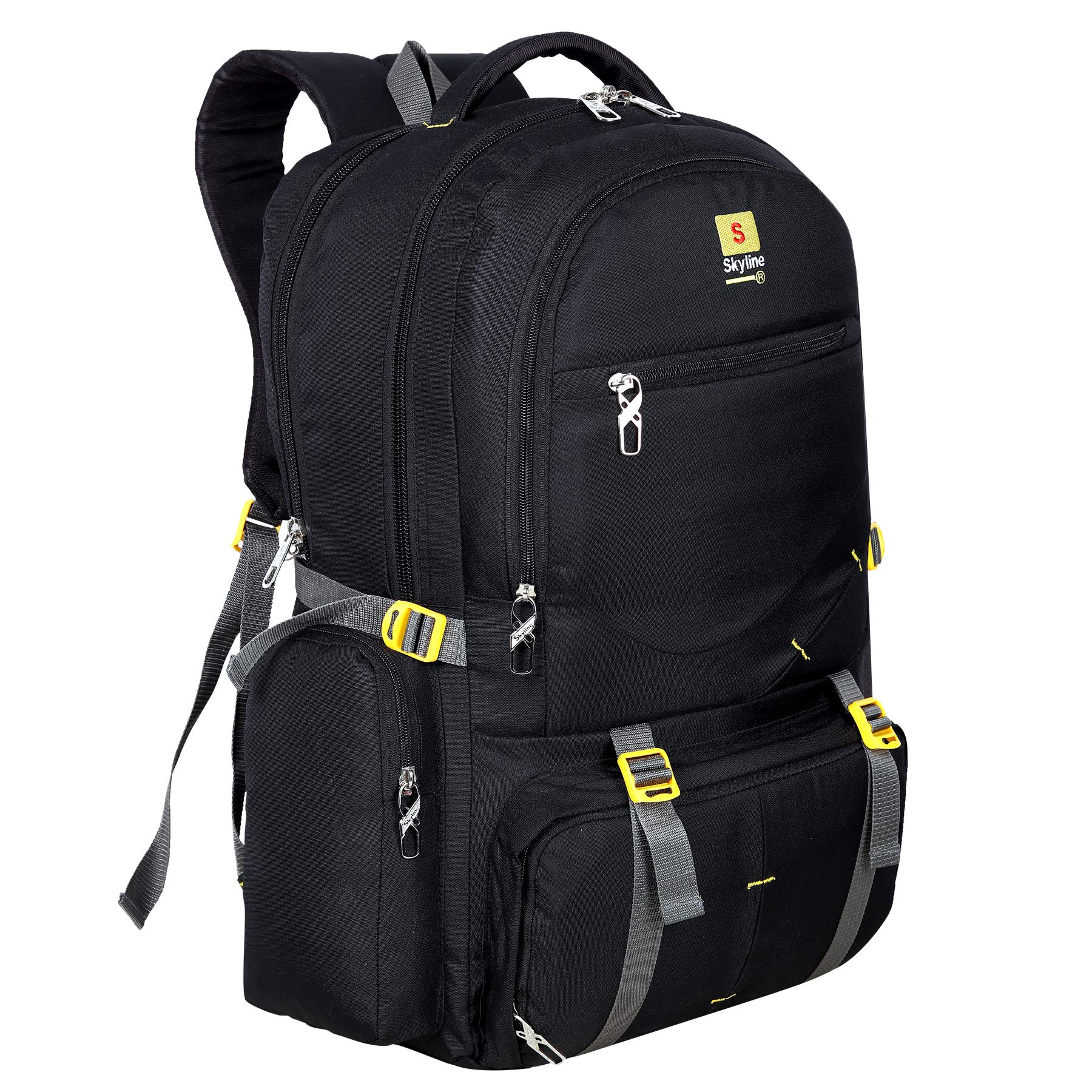 Skyline Multipurpose Laptop Backpack/Rucksack For Travel/Hiking/Trekking/Business Use (Black) (B08QSBQ369) Amazon Price History, Amazon Price Tracker