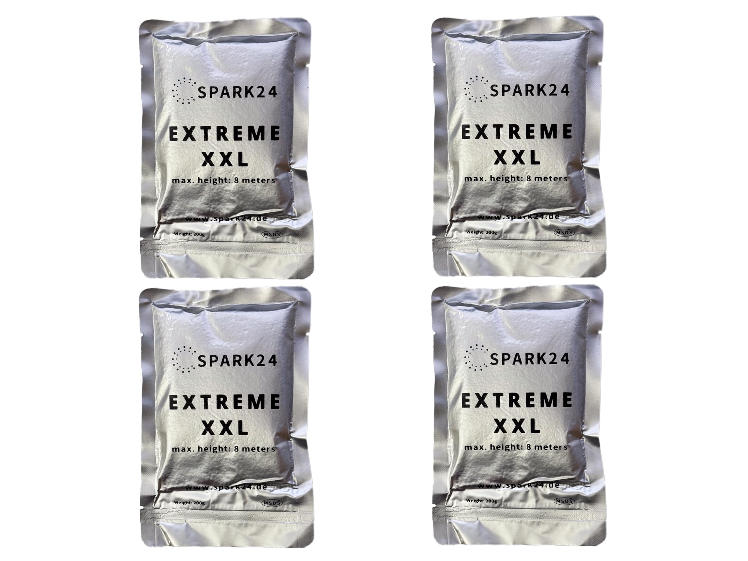 Granulato per macchina Cold Spark XXL Extreme 8 metri polvere titanio