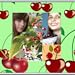 Collage de la foto de la cereza