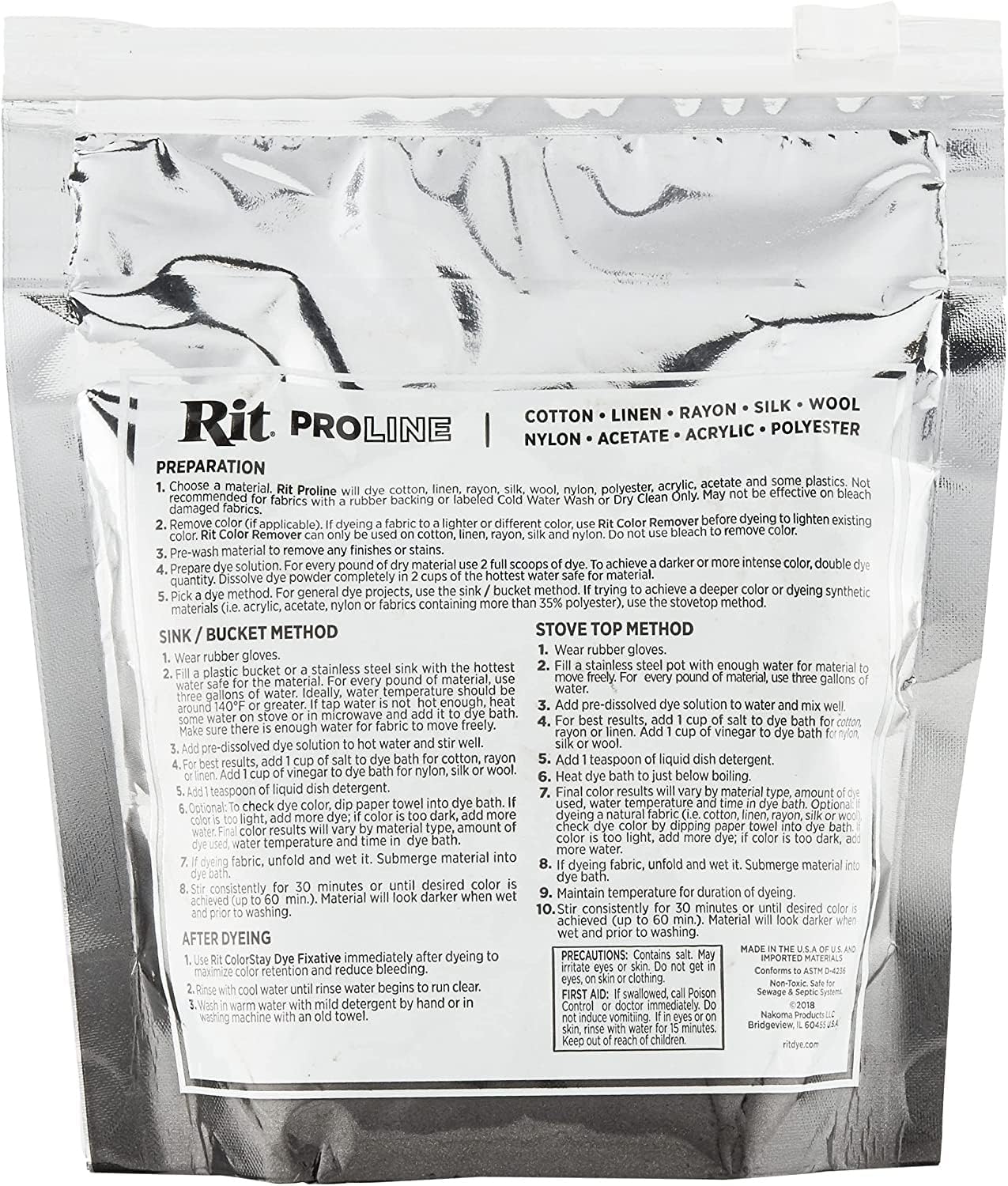 Nakoma 84602 Color Remover Powder Rit Proline Color Remover Powder 1lb Bag