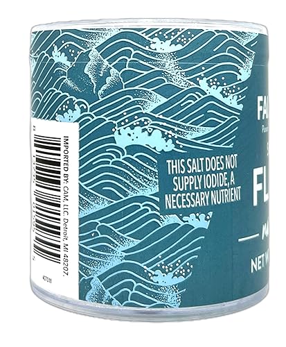 Miniatura 3 de Falksalt Crystal Flakes - Sal marina natural natural de 44 onzas