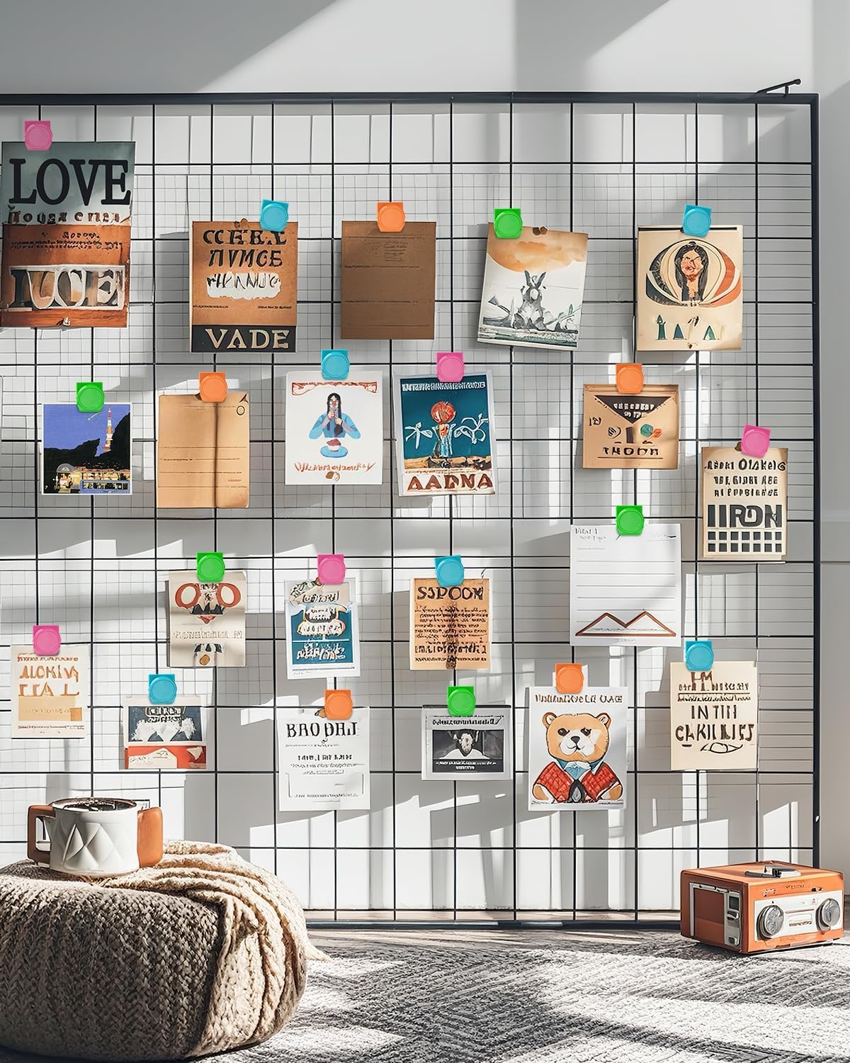 Clips Magnétiques 10 Pièces Aimant De Réfrigérateur Clips