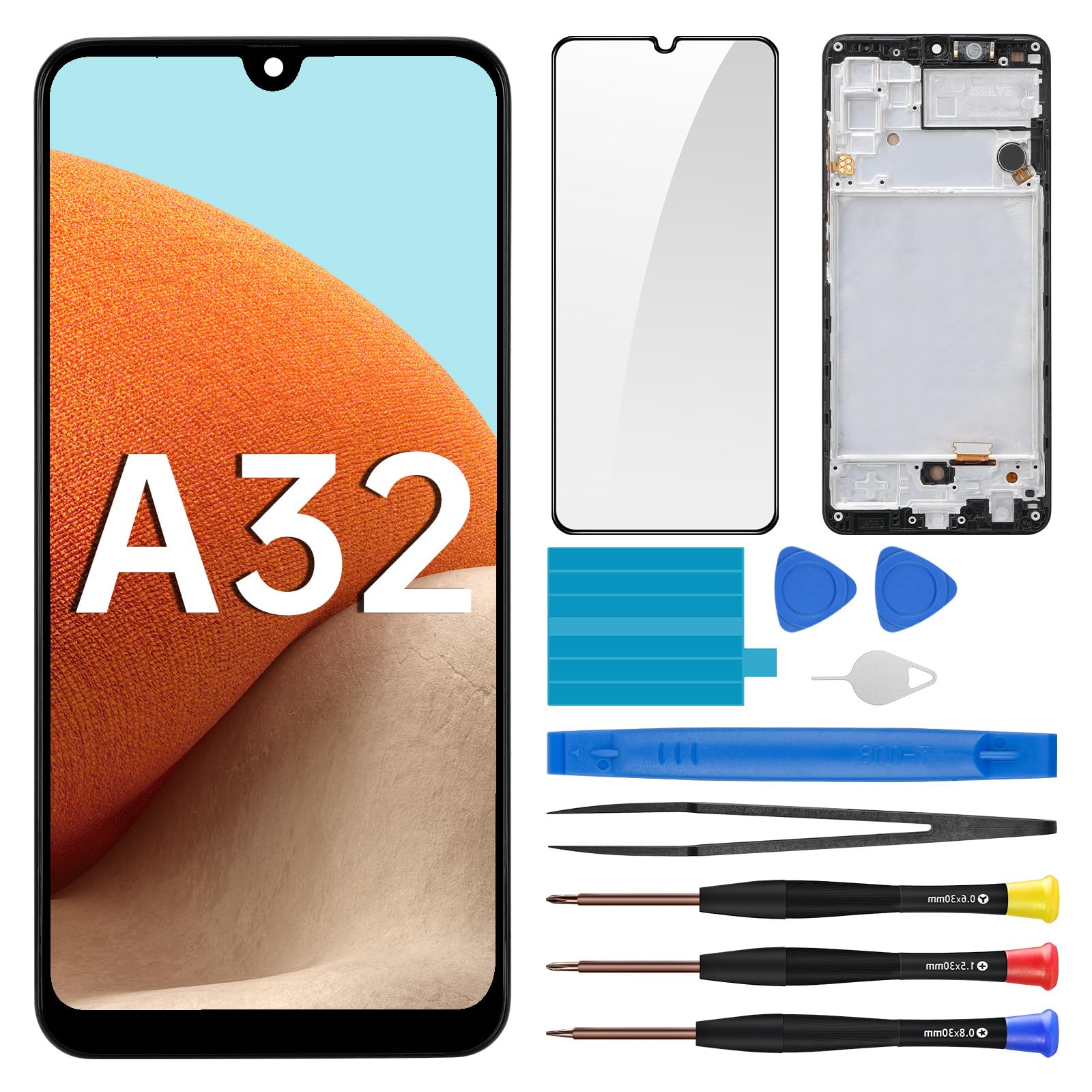 Amazon.com: BESJMYT for Samsung Galaxy A32 Screen Replacement with