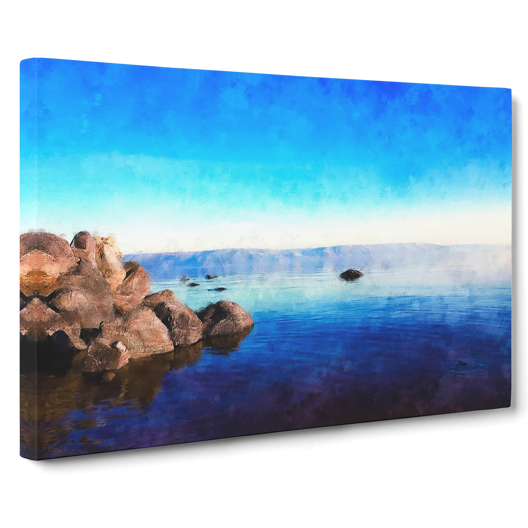 Sea Of Galilee In Israel Canvas Print, Mixed, 25L x 50W cm