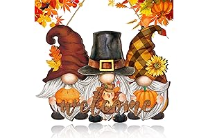 Fall Thanksgiving Welcome Door Wreath: Pumpkin Gnome Style