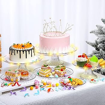 12インチ　ケーキデコレーションスタンド　サークリップ付　やや傷あり 12インチ ケーキデコレーションスタンド サークリップ付 やや傷あり