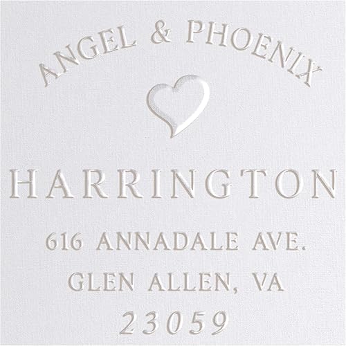 Miniatura 4 de Sello de grabación en relieve redondo con monograma personalizado, sello de relieve personalizado, sello personalizado, estampado de escritorio de