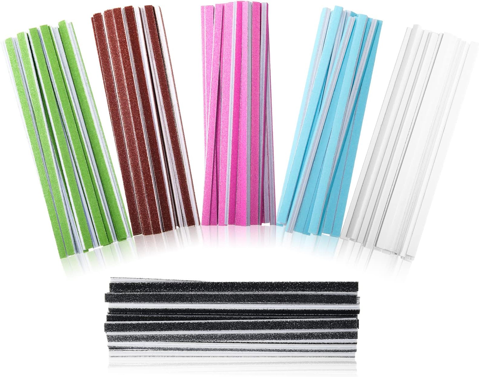 Honoson 120 Pieces Sanding Twigs Cushioned Abrasive Sanding Sticks for Models Woodworking Hobby Arts Crafts Supplies