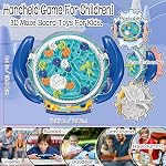 3D Maze Game Brain Teaser Game for Kids Fidget Toy for All Age Educational Puzzle Toys for Boys and Girls Birthday Gifts for Kids Toys for Age 6-12 Year Old Puzzle Maze Board (Blue)