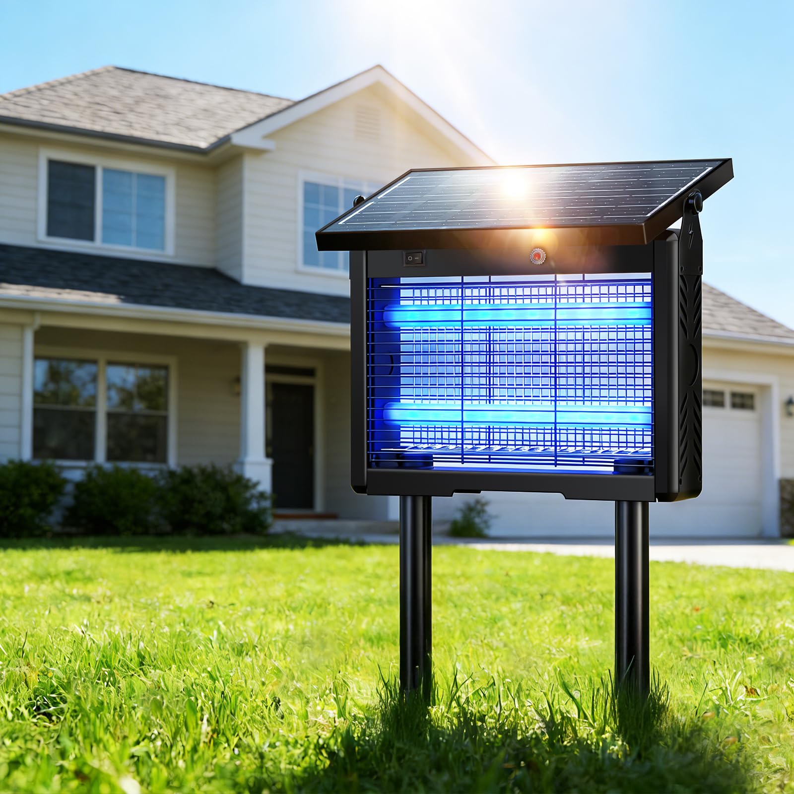 Photo 1 of 14W Solar Bug Zapper Outdoor