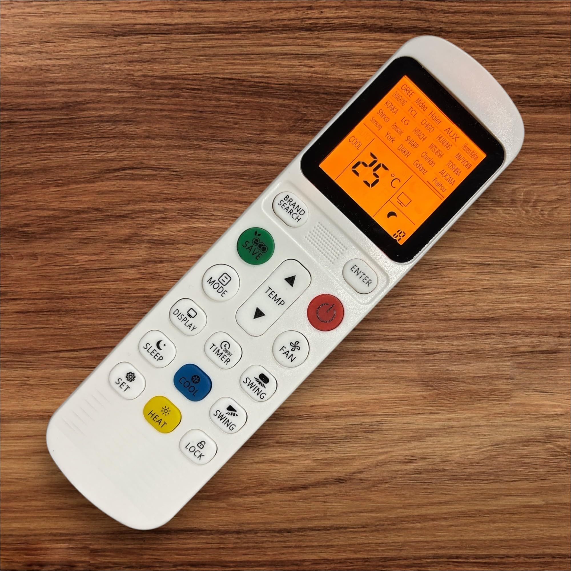 Universal AC Remote Replacement - Easy Match! -9