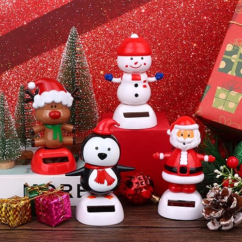 Miniatura 3 de Paquete de 4 juguetes de baile de conejo de Pascua, juguetes de baile con energía solar, conejito de coche, muñeca bailarina, linda figura de