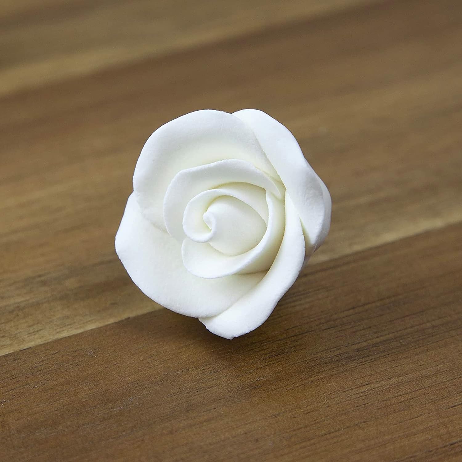 Global Sugar Art Rose Sugar Cake Flowers, Premium White, Unwired, Small Sugar Flowers, 20 Count by Chef Alan Tetreaul