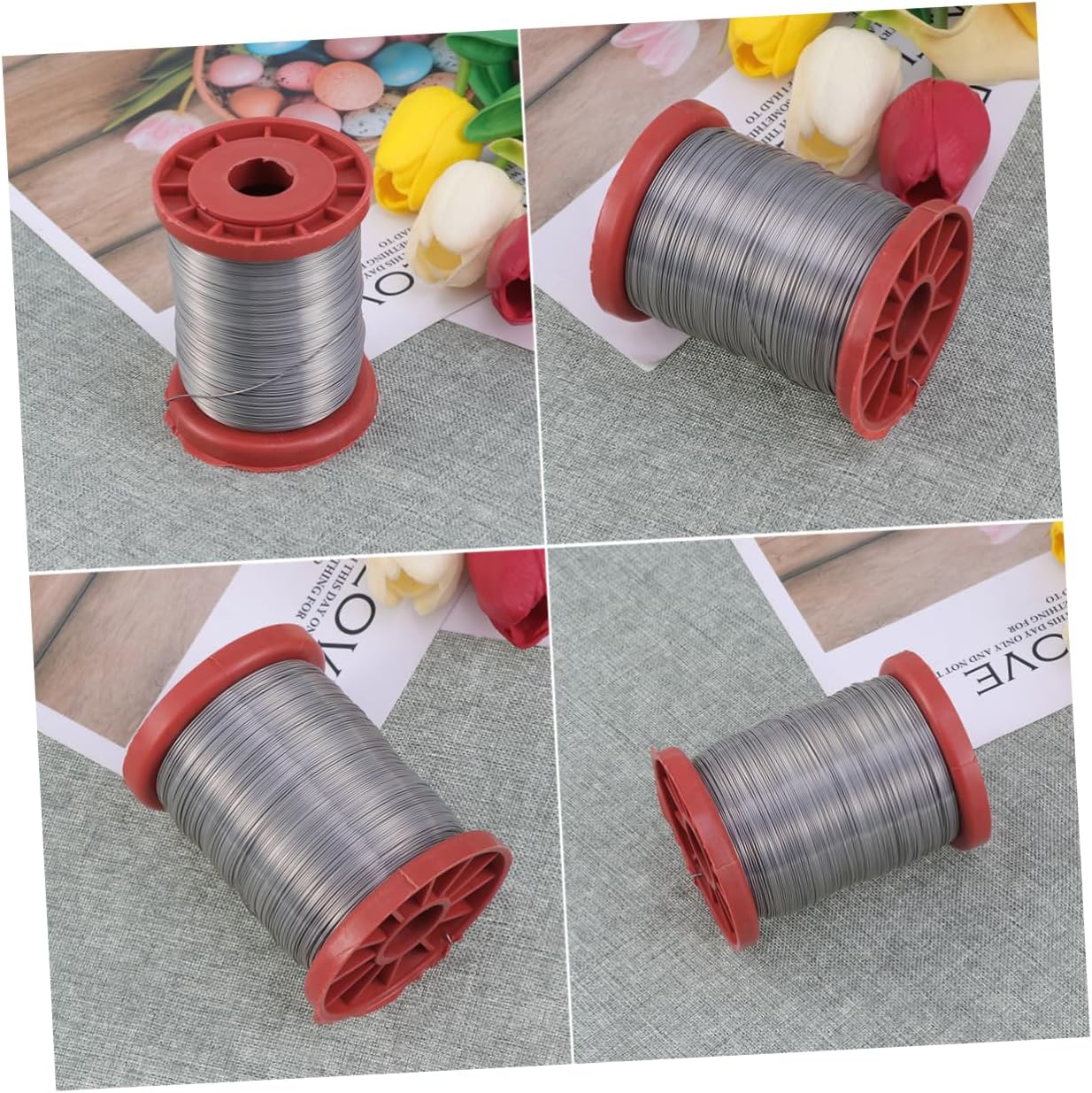 Abaodam Stainless Steel Beehive Frames Wire 0.5mm 500g Beekeeping Tool Bee Supplies Random Color