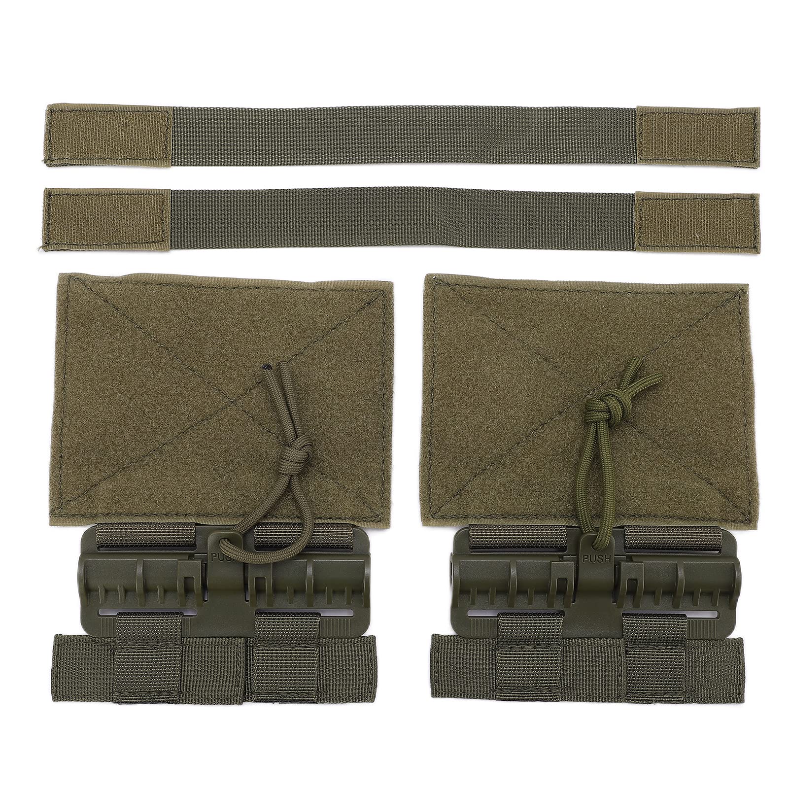 Set di Fibbia a Sgancio Rapido, 2 pezzi Fibbia di Rimozione Kit Sistema di Sgancio Rapido Portatile in Nylon per Esterni Gilet Tattico Escursionismo Trekking Sportive Camping